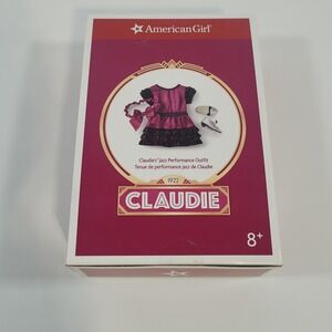 American Girl Claudie Jazz Performance Outfit Dress Shoes Headband New in Box